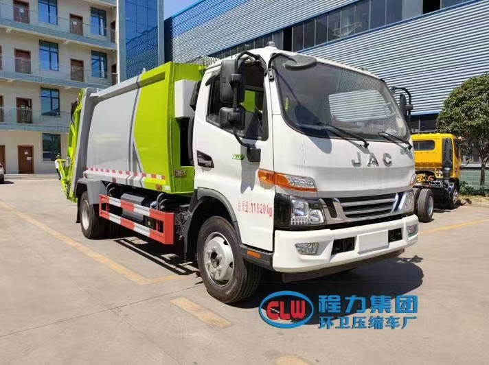 國六8立方江淮V7 壓縮垃圾車