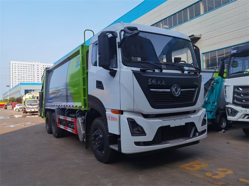 國(guó)六18立方東風(fēng)天龍后雙橋 壓縮垃圾車