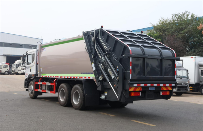 國六東風(fēng)華神后雙橋壓縮垃圾車